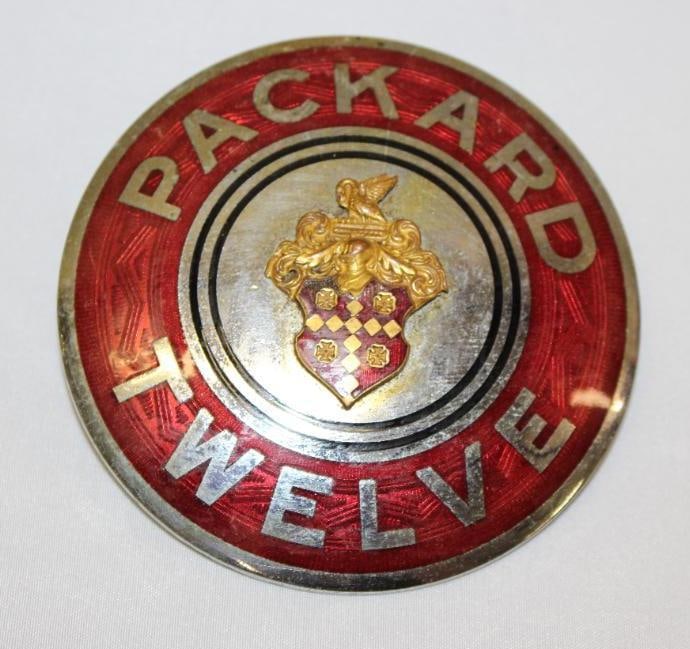 1933-1939 Packard Twelve Radiator Emblem Badge (1 of 2)