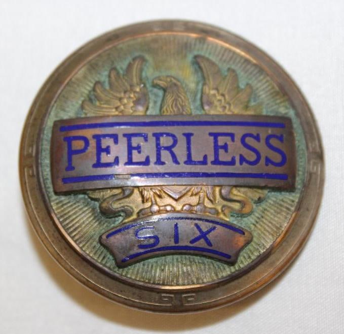 1924-1925 Peerless Six Radiator Emblem Badge (1 of 2)