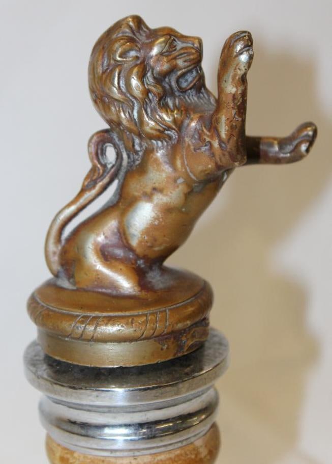 1925-1928 Franklin Lion Radiator Mascot Hood Ornament (1 of 7)