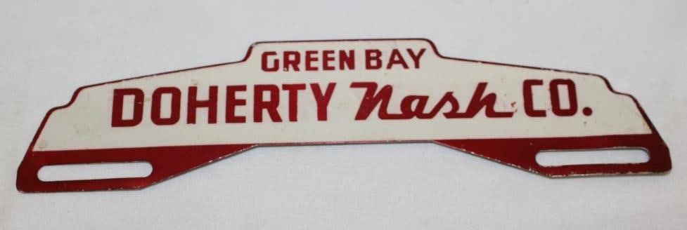 Doherty Nash of Green Bay WI License Plate Topper: 10" x 2.5"
