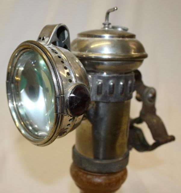 Columbia Carbide Motorcycle Bicycle Lamp Light (1 of 7)