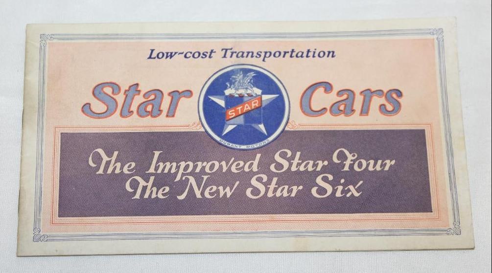 1920's Durant Star Cars Sales Brochure Book (1 of 9)