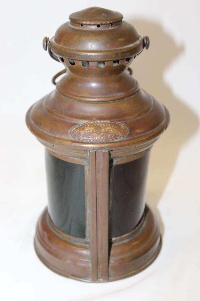 Carpenter & Co Brass Nautical Boat Lamp Light (1 of 6)