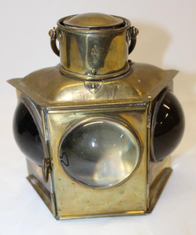 Brass Nautical Boat Lamp Light (1 of 7)