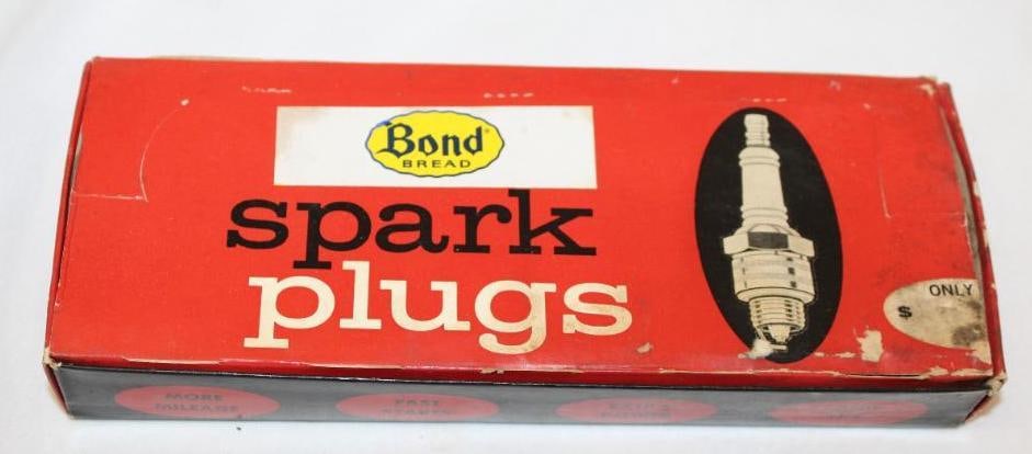 Bond Bread Advertising Spark Plug Display Box (1 of 8)