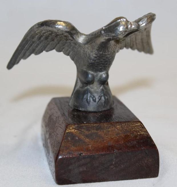 Eagle with Wings Spread Radiator Mascot Hood Ornament (1 of 4)