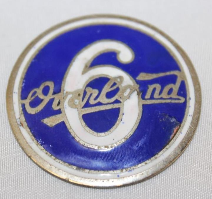 1925 Overland 6 Radiator Emblem Badge (1 of 2)