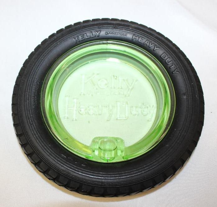 Kelly Springfield Heavy Duty Advertising Tire Ashtray (1 of 3)