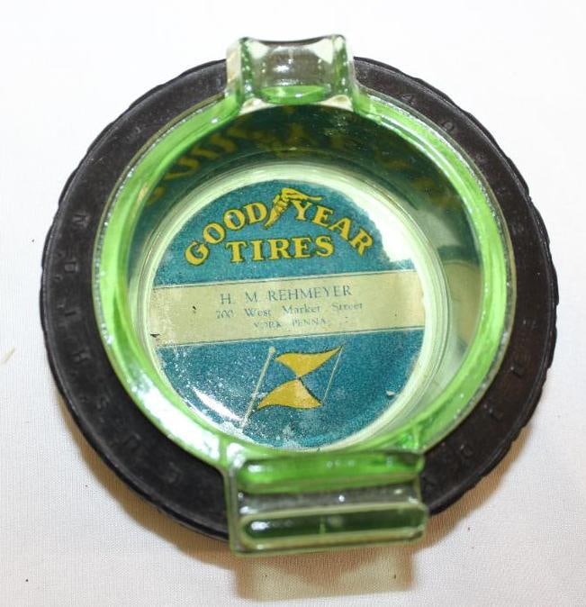 Goodyear Truck Tires of York Advertising Tire Ashtray (1 of 3)