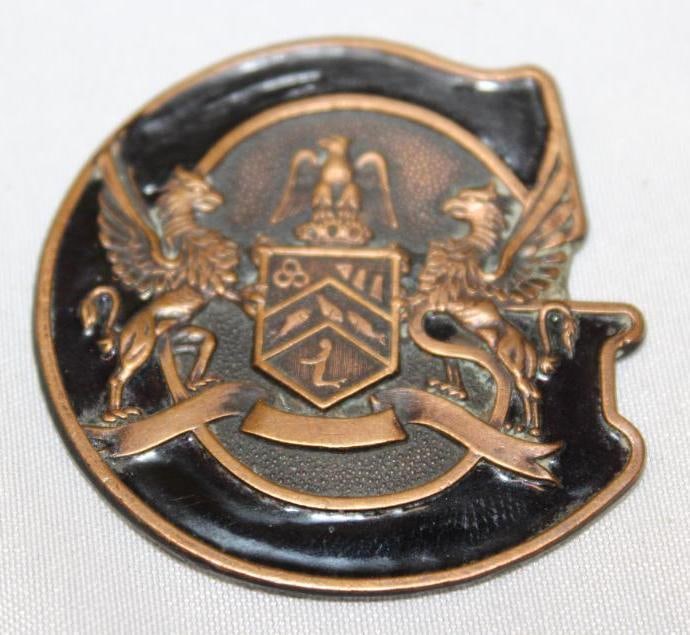 1925-1927 Gardner Motor Car Co Radiator Emblem Badge: 1.75" x 1.75"