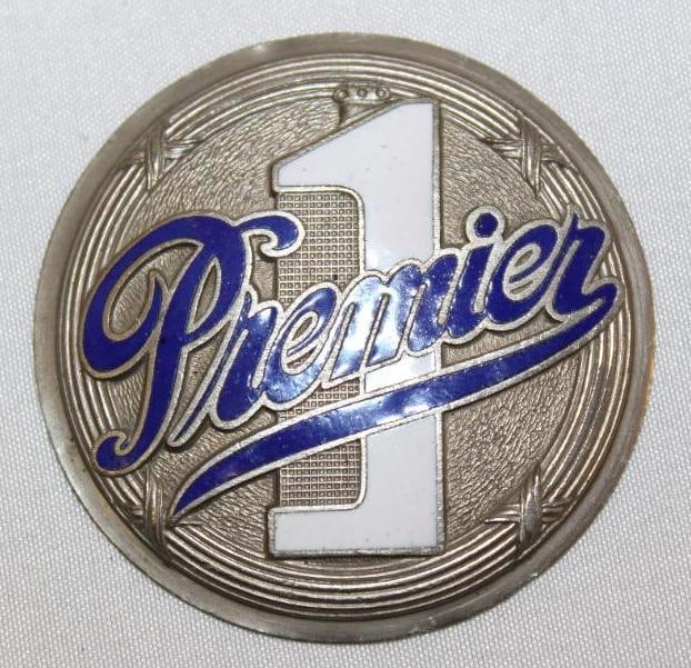 1915-1923 Premier 1 Motor Car Co Radiator Emblem Badge (1 of 2)