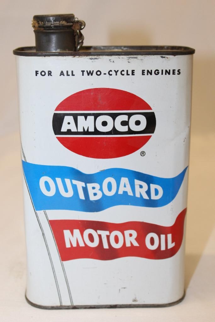 Amoco 1 Quart Outboard Oil Can (1 of 4)