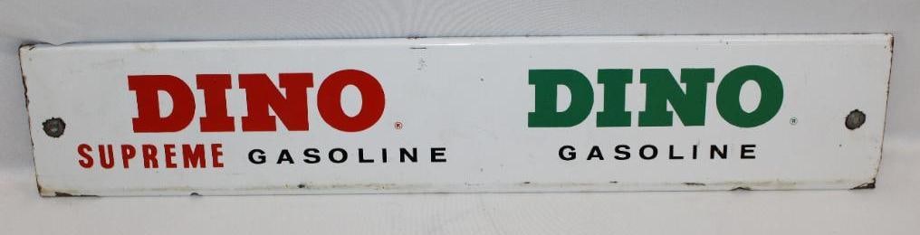 Sinclair Dino Gas Pump Porcelain Sign Panel (1 of 4)