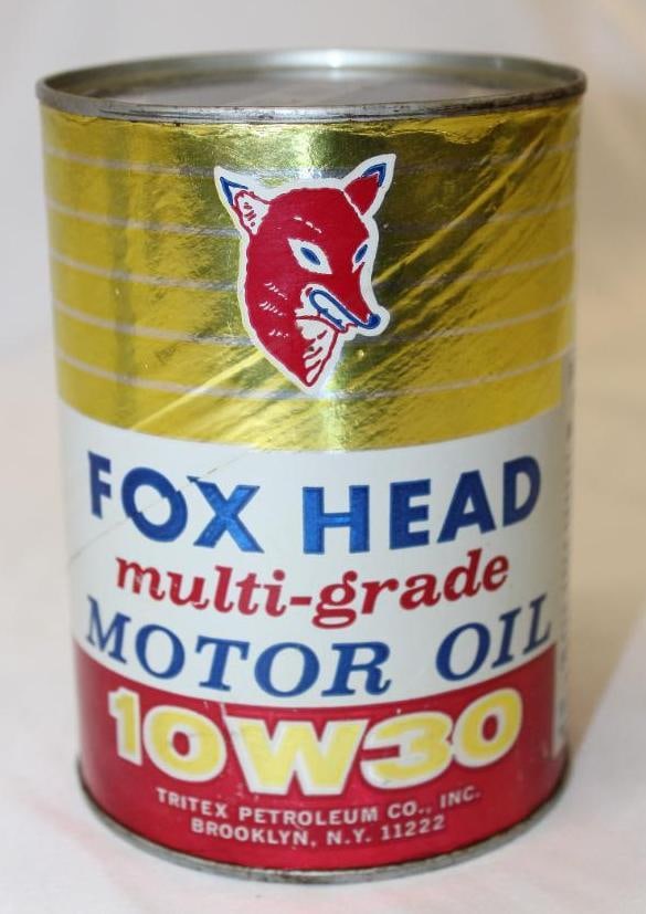 Foxhead Multigrade 1 Quart Motor Oil Can (1 of 4)