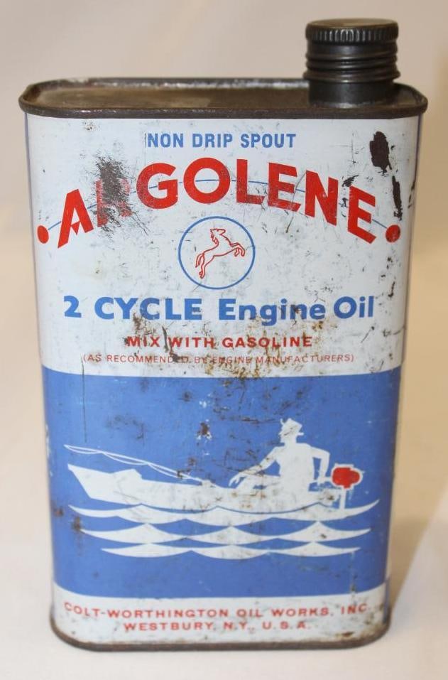 Argolene 1 Quart Outboard Oil Can (1 of 4)