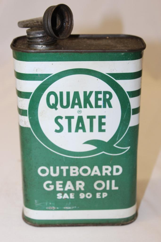 Quaker State Gear 1 Quart Outboard Oil Can (1 of 4)
