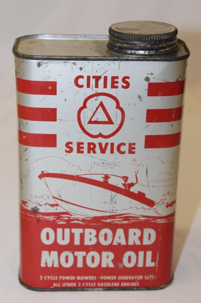 Cities Service 1 Quart Outboard Oil Can (1 of 4)