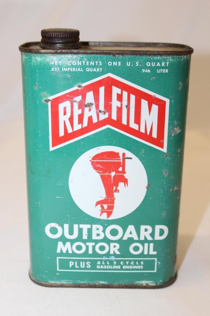 Real Film 1 Quart Outboard Oil Can (1 of 4)