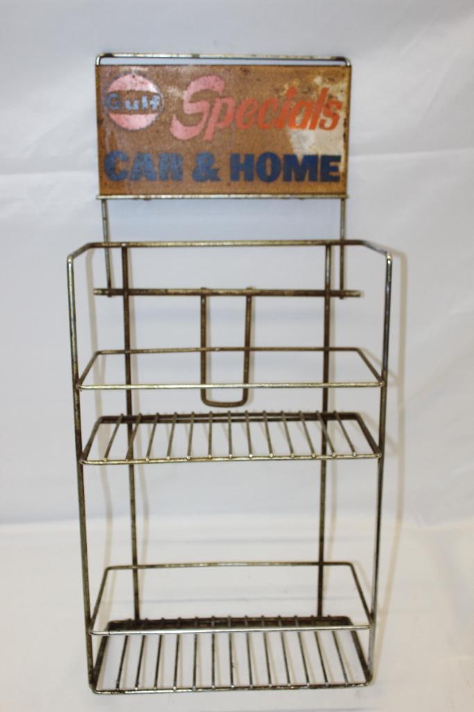Gulf Specials Car & Home Wire Rack Advertising Display (1 of 3)