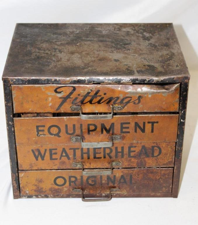 Weatherhead Equipment Parts Advertising Display Cabinet (1 of 3)