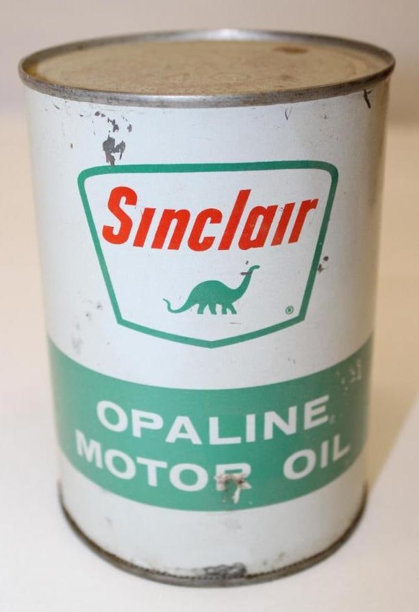 Sinclair Opaline Metal One Quart Oil Can (1 of 3)