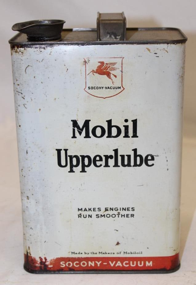 Mobil Socony Upper Lube One Gallon Can (1 of 4)