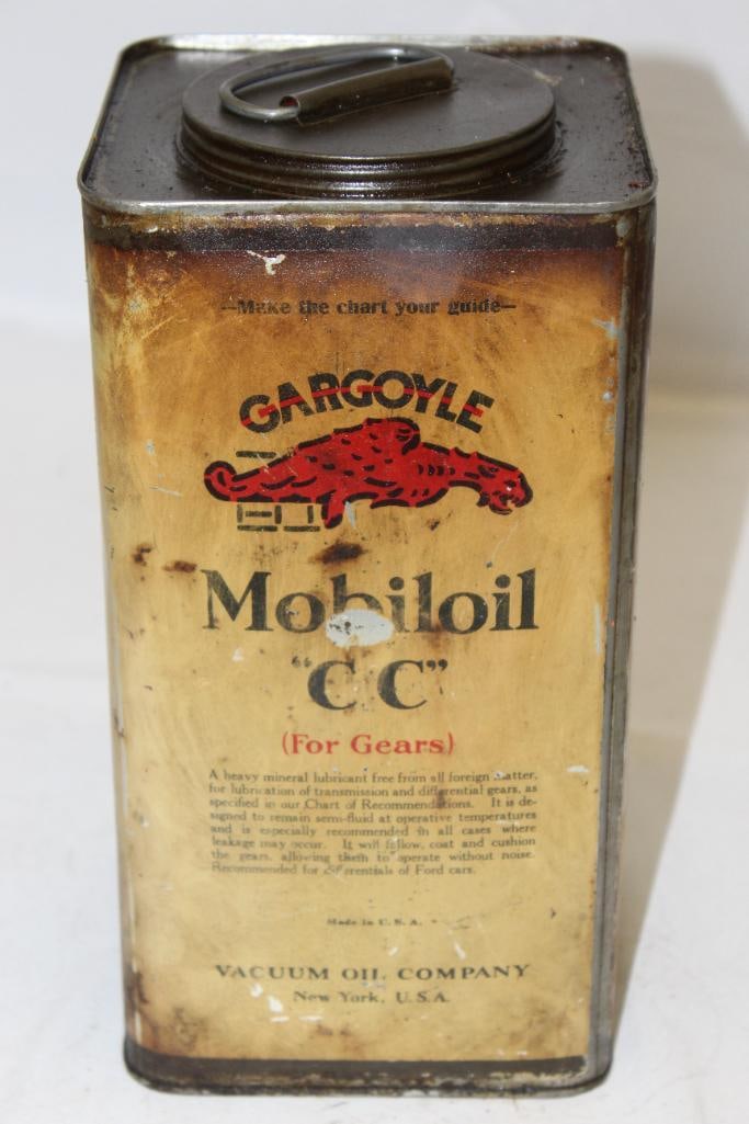 Mobiloil Gargoyle CC 10 lb Grease Can (1 of 4)