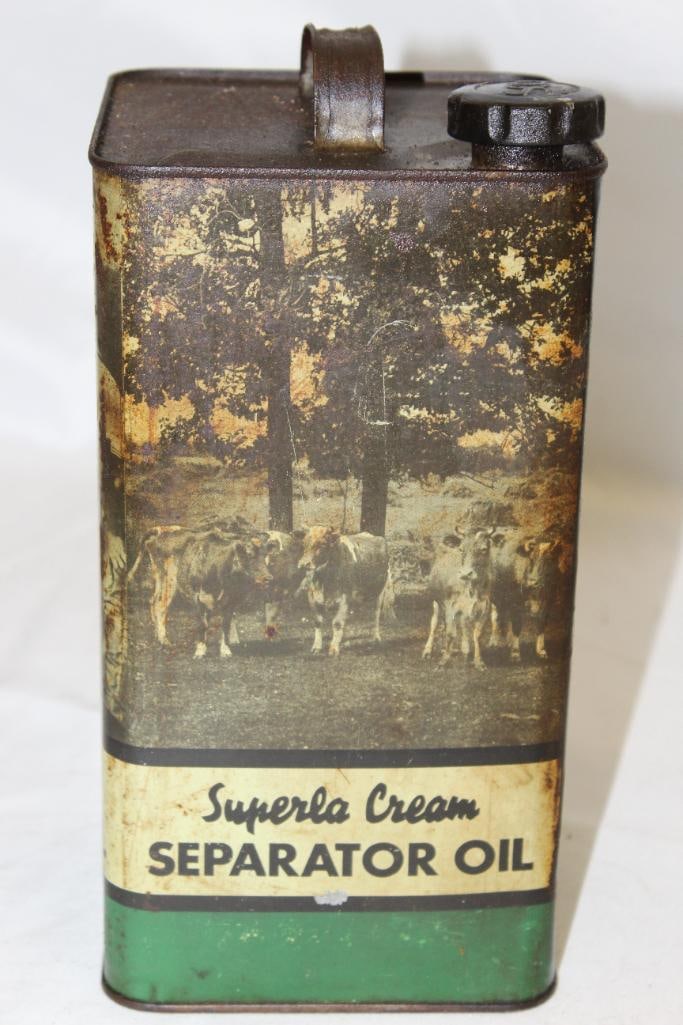 Standard Oil Suplerla One Gallon Cream Separator Oil Can (1 of 4)