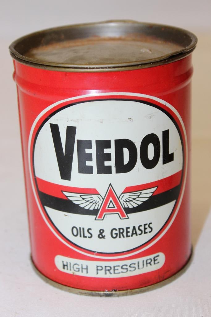 Veedol Oil and Greases 1 lb Grease Can (1 of 3)