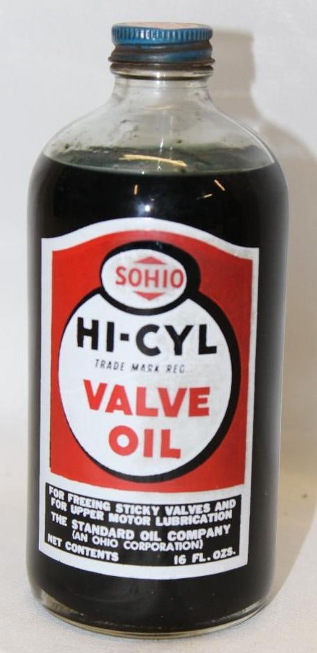 Sohio Hi-cyl Valve Oil 16oz Bottle (1 of 3)