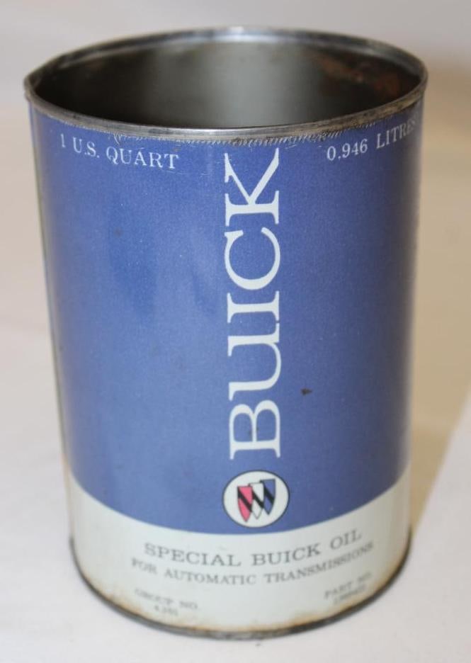 Buick ATF Metal One Quart Oil Can (1 of 4)