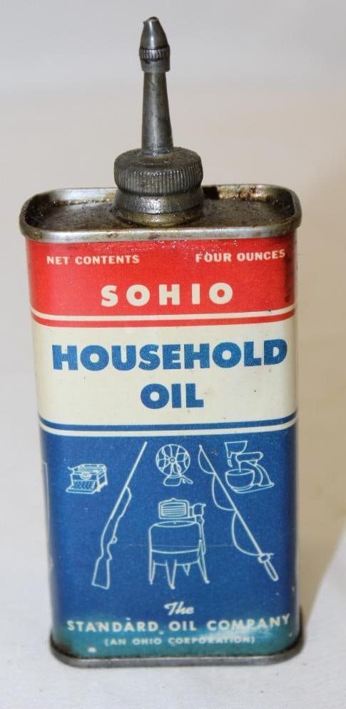 Sohio 4oz Lead Top Handy Oiler Can (1 of 4)