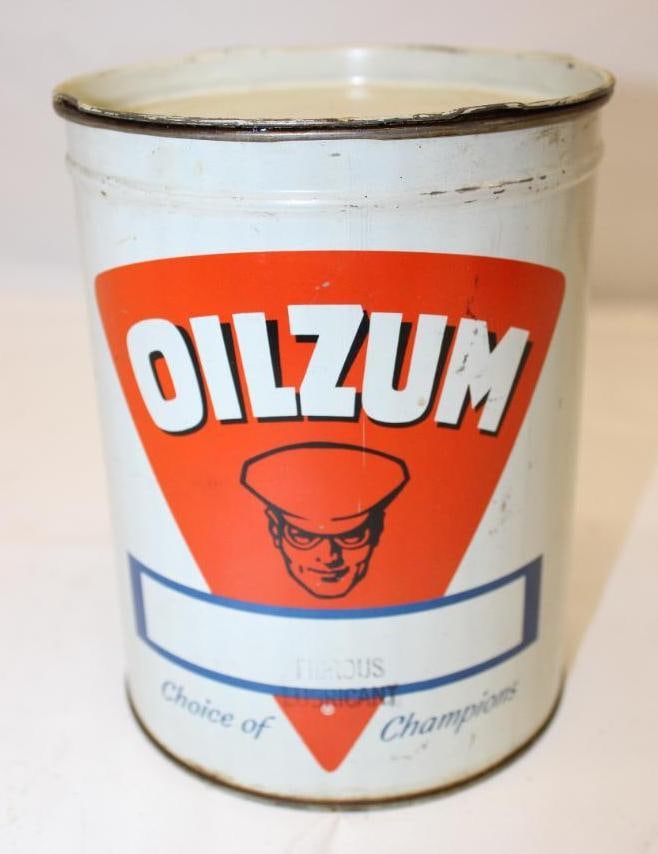 Oilzum White & Bagley 5 lb Grease Can (1 of 3)