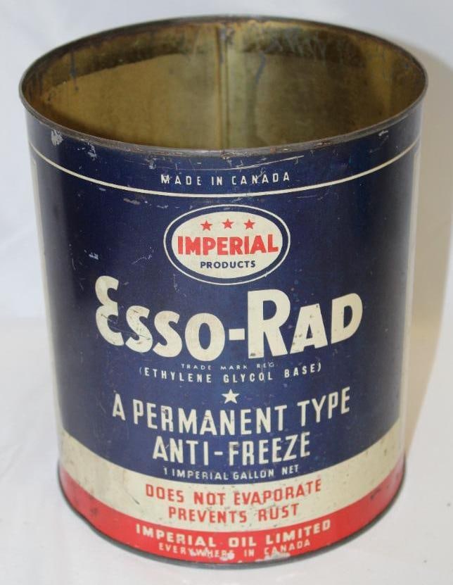 Imperial Esso-rad 1 Imperial Gallon Antifreeze Can (1 of 3)