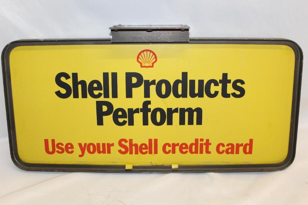 Shell Products Credit Card Metal Hanger Sign (1 of 3)