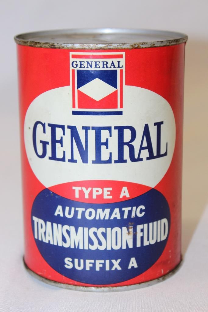 General ATF Metal 1 Quart Motor Oil Can (1 of 4)