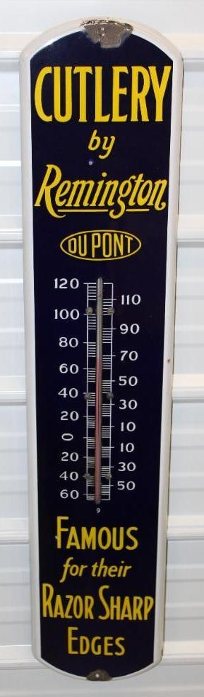 Dupont Remington Cutlery Porcelain Advertising Thermometer (1 of 9)