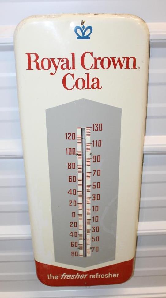 Drink Royal Crown Cola Donasco Advertising Thermometer Auction