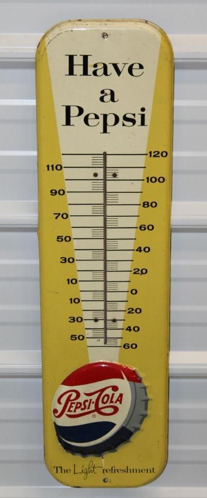 Have a Pepsi Cola Embossed Advertising Thermometer (1 of 8)