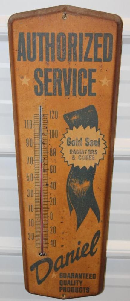 Daniel Authorized Service Advertising Thermometer (1 of 6)