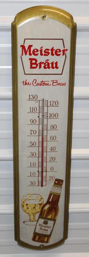 Meister Brau Beer Advertising Thermometer (1 of 5)