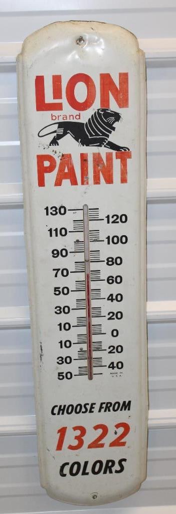 Lion Paint Advertising Thermometer (1 of 6)