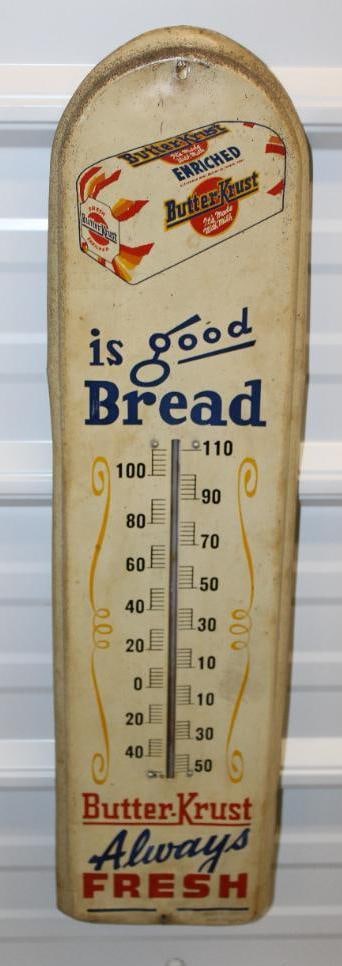 Butter-Krust Bread Advertising Thermometer (1 of 8)