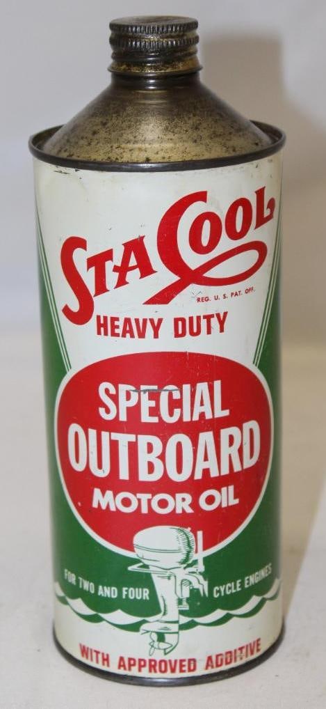 StaCool Heavy Duty Special Round Metal Conetop Outboard Can (1 of 3)