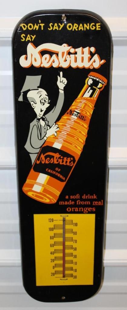 Nesbitt's Orange Soda Advertising Thermometer (1 of 7)