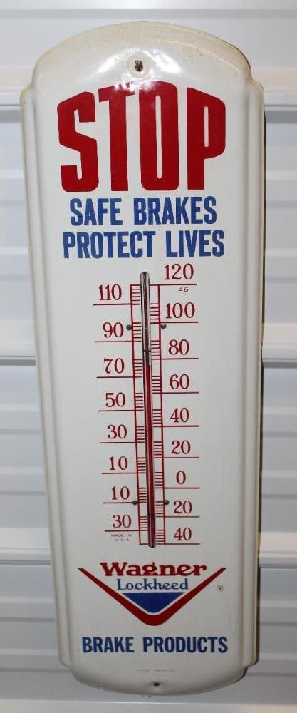 Wagner Lockheed Brakes Advertising Thermometer (1 of 7)
