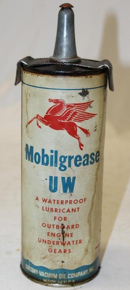Socony Mobil Grease UW Waterproof Gear Lubricant 2lb Can (1 of 4)