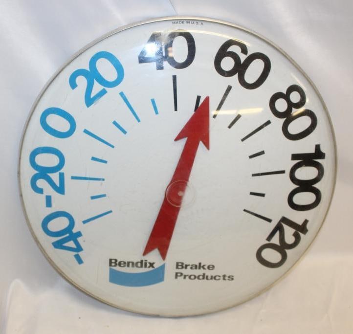 Bendix Brake Products Round Dial Advertising Thermometer (1 of 4)