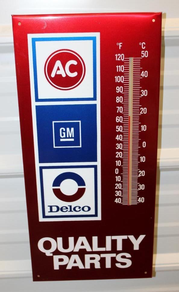 AC Delco GM Quality Parts Advertising Thermometer (1 of 9)