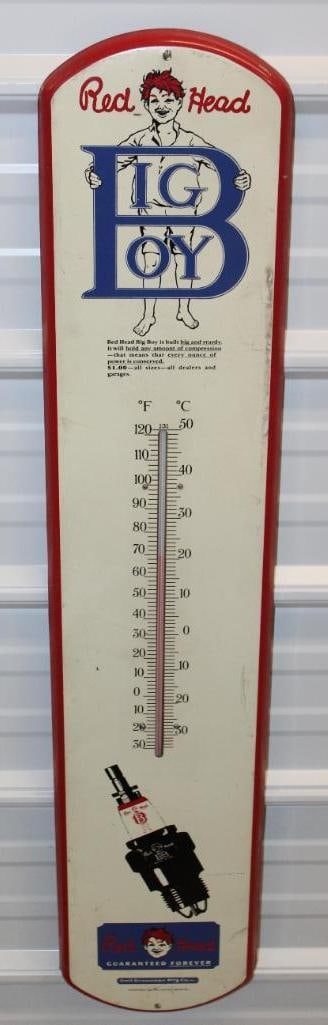 Redhead Spark Plug Advertising Thermometer (1 of 9)